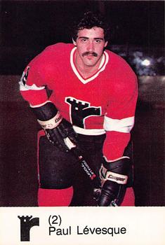 1980-81 Quebec Remparts (QMJHL) #NNO Paul Levesque Front
