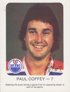 1981-82 Red Rooster Edmonton Oilers #NNO Paul Coffey Front