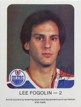 1981-82 Red Rooster Edmonton Oilers #NNO Lee Fogolin Front