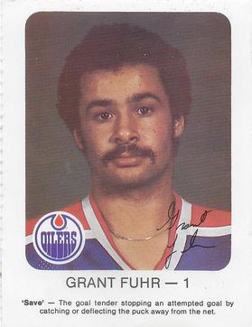 1981-82 Red Rooster Edmonton Oilers #NNO Grant Fuhr Front