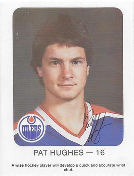 1981-82 Red Rooster Edmonton Oilers #NNO Pat Hughes Front