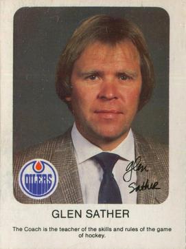 1981-82 Red Rooster Edmonton Oilers #NNO Glen Sather Front