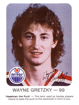 1981-82 Red Rooster Edmonton Oilers #NNO Wayne Gretzky Front