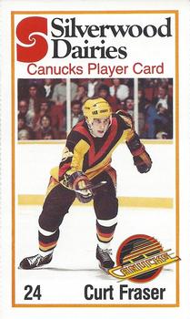 1981-82 Silverwood Dairy Vancouver Canucks #NNO Curt Fraser Front