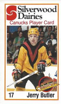 1981-82 Silverwood Dairy Vancouver Canucks #NNO Jerry Butler Front