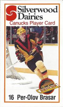 1981-82 Silverwood Dairy Vancouver Canucks #NNO Per-Olov Brasar Front