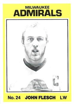 1981-82 TCMA Milwaukee Admirals (IHL) #5 John Flesch Front