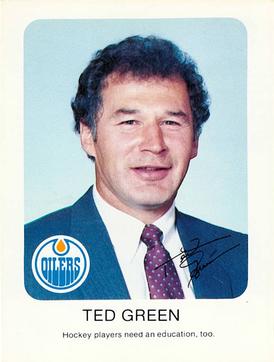 1982-83 Red Rooster Edmonton Oilers #NNO Ted Green Front