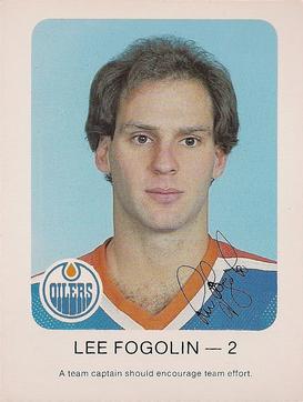 1982-83 Red Rooster Edmonton Oilers #NNO Lee Fogolin Front