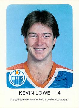 1982-83 Red Rooster Edmonton Oilers #NNO Kevin Lowe Front