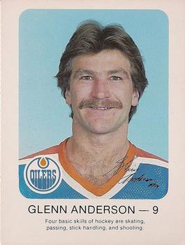 1982-83 Red Rooster Edmonton Oilers #NNO Glenn Anderson Front