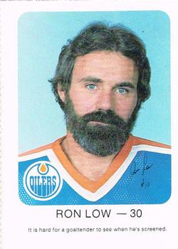 1982-83 Red Rooster Edmonton Oilers #NNO Ron Low Front