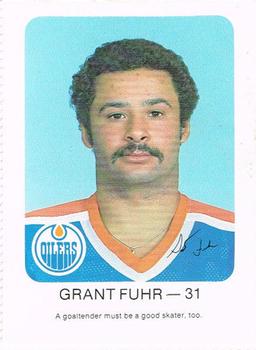 1982-83 Red Rooster Edmonton Oilers #NNO Grant Fuhr Front