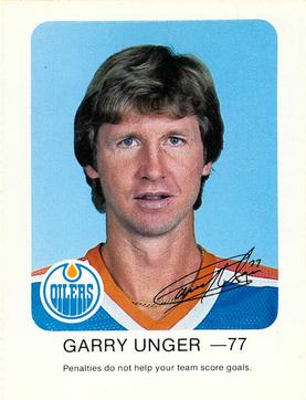 1982-83 Red Rooster Edmonton Oilers #NNO Garry Unger Front