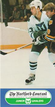 1982-83 Hartford Courant Junior Whalers Hartford Whalers #17 Stuart Smith Front