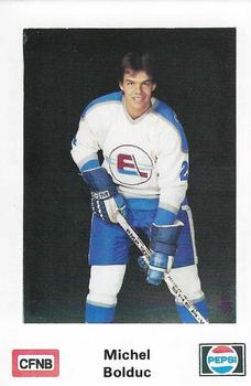 1982-83 Fredericton Express (AHL) Police #4 Michel Bolduc Front
