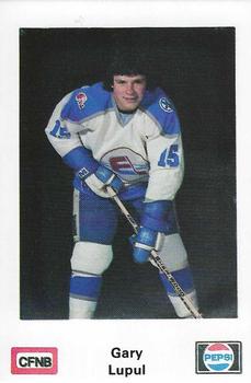 1982-83 Fredericton Express (AHL) Police #5 Gary Lupul Front