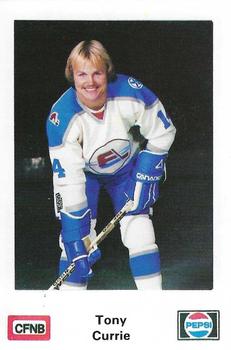 1982-83 Fredericton Express (AHL) Police #7 Tony Currie Front