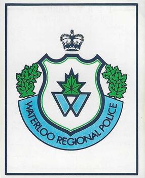 1982-83 Kitchener Rangers (OHL) Police #1 Sponsor Card Front