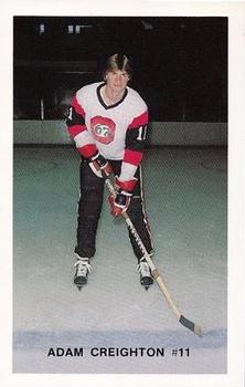 1982-83 Ottawa 67's (OHL) #3 Adam Creighton Front