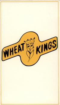 1982-83 Brandon Wheat Kings (WHL) Police #1 Brandon Wheat Kings Logo Front