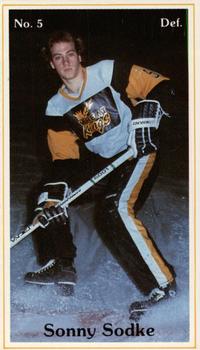 1982-83 Brandon Wheat Kings (WHL) Police #4 Sonny Sodke Front