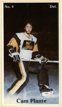 1982-83 Brandon Wheat Kings (WHL) Police #6 Cam Plante Front
