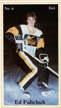 1982-83 Brandon Wheat Kings (WHL) Police #13 Ed Palichuk Front