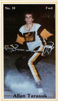 1982-83 Brandon Wheat Kings (WHL) Police #15 Allan Tarasuk Front