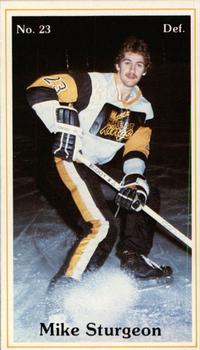 1982-83 Brandon Wheat Kings (WHL) Police #19 Mike Sturgeon Front