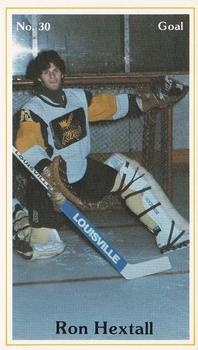 1982-83 Brandon Wheat Kings (WHL) Police #23 Ron Hextall Front