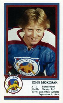 1982-83 Victoria Cougars (WHL) Police #NNO John Mokosak Front