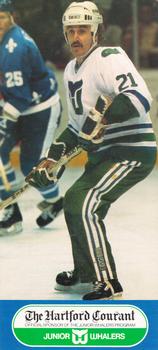 1983-84 Hartford Whalers #17 Blaine Stoughton Front