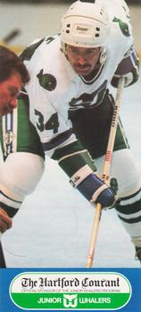 1983-84 Hartford Whalers #22 Mike Zuke Front
