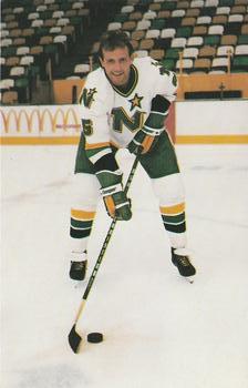 1983-84 Minnesota North Stars Postcards #NNO Brad Maxwell Front