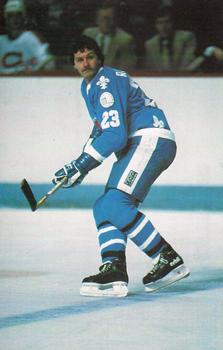 1983-84 Quebec Nordiques Postcards #NNO Jacques Richard Front