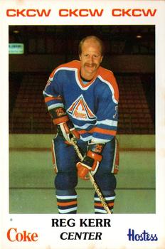 1983-84 Moncton Alpines (AHL) Police #11 Reg Kerr Front
