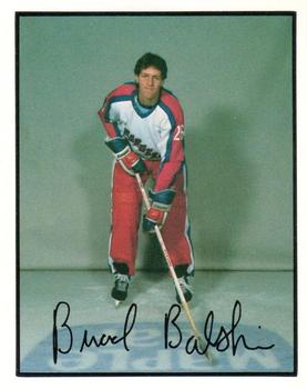1983-84 Kitchener Rangers (OHL) Police #26 Brad Balshin Front