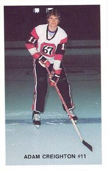 1983-84 Ottawa 67's (OHL) #NNO Adam Creighton Front