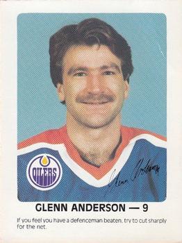 1984-85 Red Rooster Edmonton Oilers #NNO Glenn Anderson Front