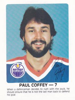 1984-85 Red Rooster Edmonton Oilers #NNO Paul Coffey Front