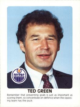 1984-85 Red Rooster Edmonton Oilers #NNO Ted Green Front