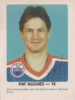 1984-85 Red Rooster Edmonton Oilers #NNO Pat Hughes Front