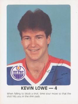 1984-85 Red Rooster Edmonton Oilers #NNO Kevin Lowe Front