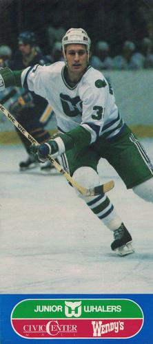 1984-85 Junior Whalers/Wendy's Hartford Whalers #NNO Jack Brownschidle Front