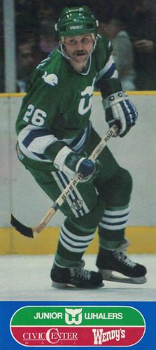 1984-85 Junior Whalers/Wendy's Hartford Whalers #NNO Tony Currie Front