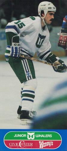 1984-85 Junior Whalers/Wendy's Hartford Whalers #NNO Dave Tippett Front
