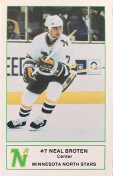 1984-85 7-Eleven Minnesota North Stars #1 Neal Broten Front
