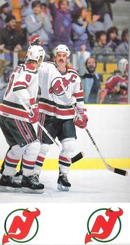 1984-85 New Jersey Devils Postcards #NNO Mel Bridgman Front