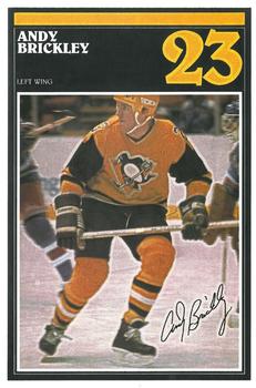 Andy Brickley autographed Hockey Card (Boston Bruins) 1992